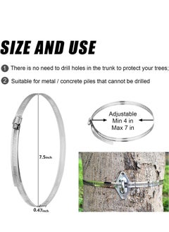 Generic Sun Shade Sail Hardware Kit 6 inch with 4pcs 50.5ft Cable Wire Rope 304 Stainless Steel for Patio Garden Triangle Rectangle and Square Sails Installation 59 pcs  - Image 5