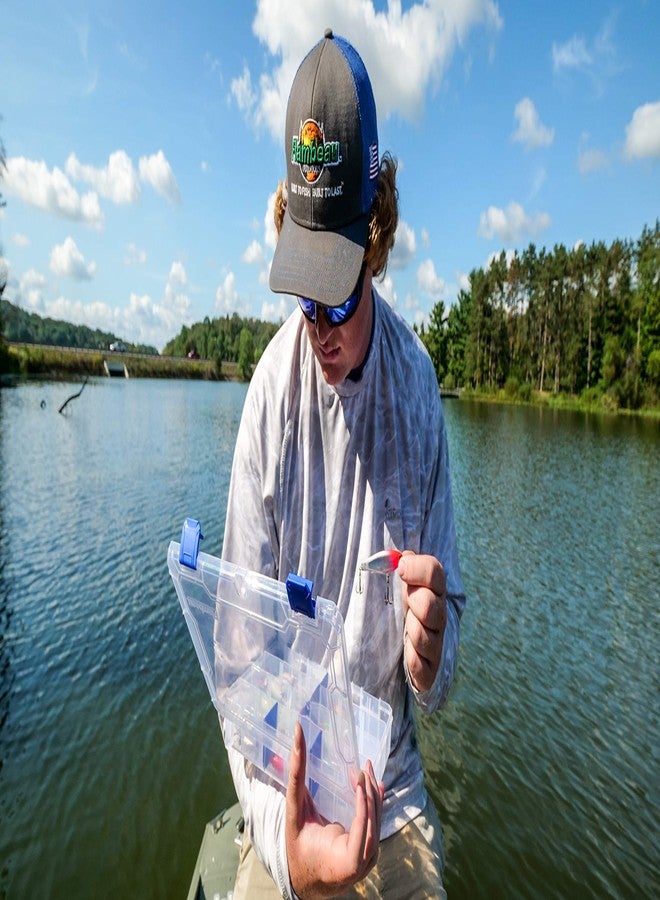 Flambeau Outdoors 4007 Tuff Tainer Fishing Tackle Box with Zerust Anti-Rust Dividers - Includes 12 Dividers, 24 Compartments, Clear Fishing Lure Organizer - 11" x 7.25" x 1.75" - Image 4