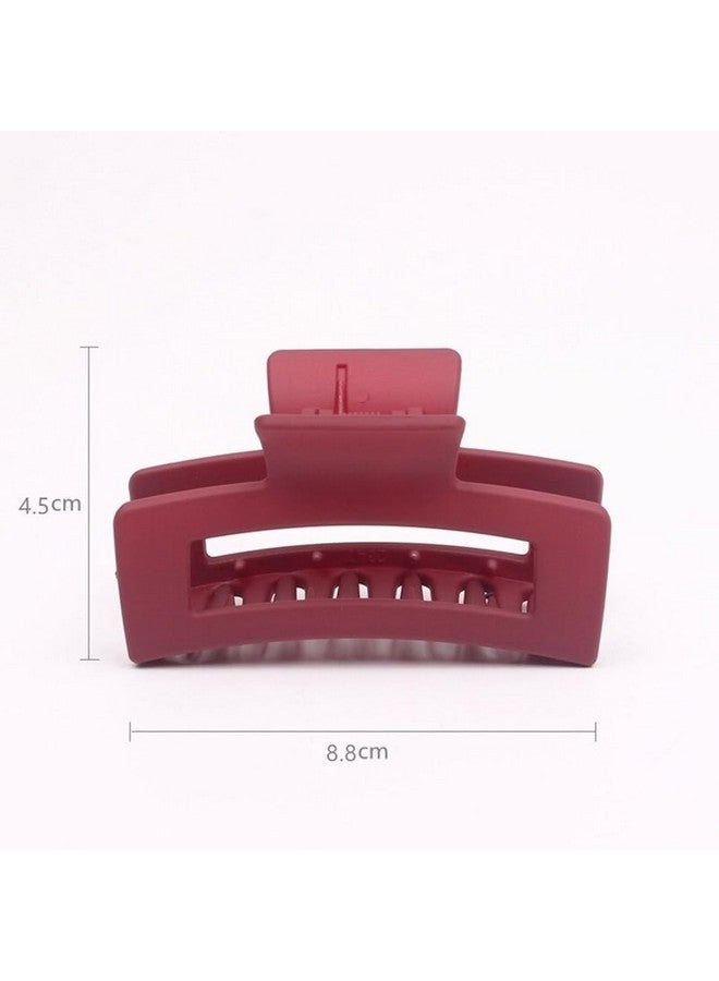 Blubby 6-Piece Large Rectangle Claw Clip Set - Women's Large Hair Clutchers, Stylish Square Clips for Rectangular Hair Clutches, Non-slip Hair Accessories for Thin and Thick Hair (Multicolor) - Image 4