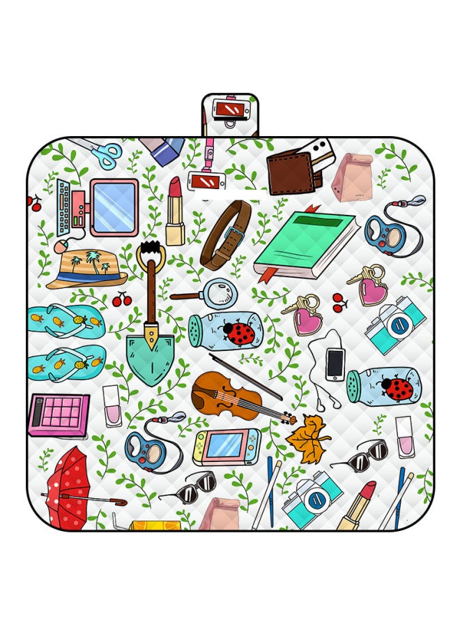 Ultrasonic Oxford Picnic Mat, Waterproof Moisture-Proof Thickened Outdoor Camping Blanket