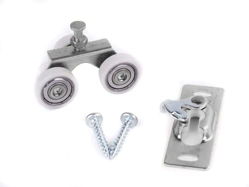 Johnson Hardware Sliding Door/Pocket Door Hanger Ball Bearing 1125-1 Inch Wheel, 200 lb Capacity - Image 1