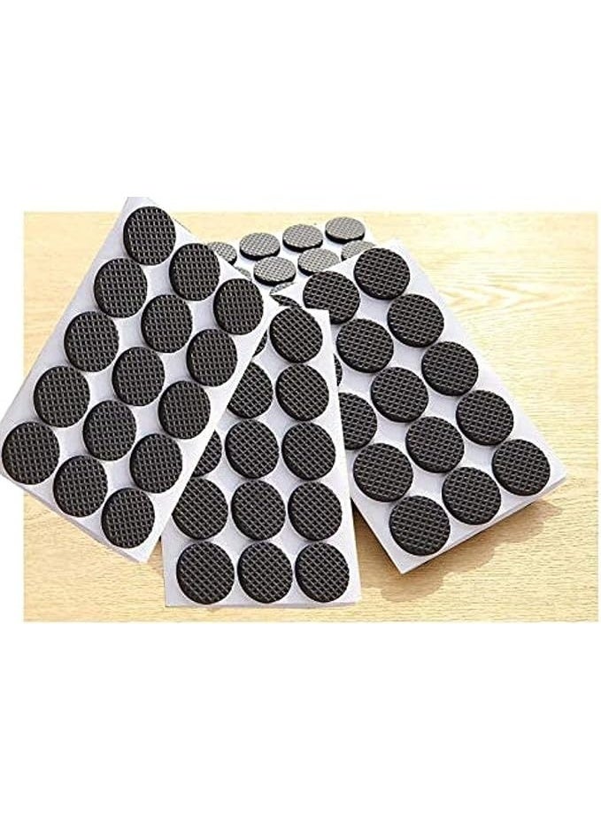 48pcs Self-Adhesive Anti-Skid Rubber Furniture Pads - Chair Leg Floor Protectors, Scratch Resistant for Hardwood Tables Stools - Image 1