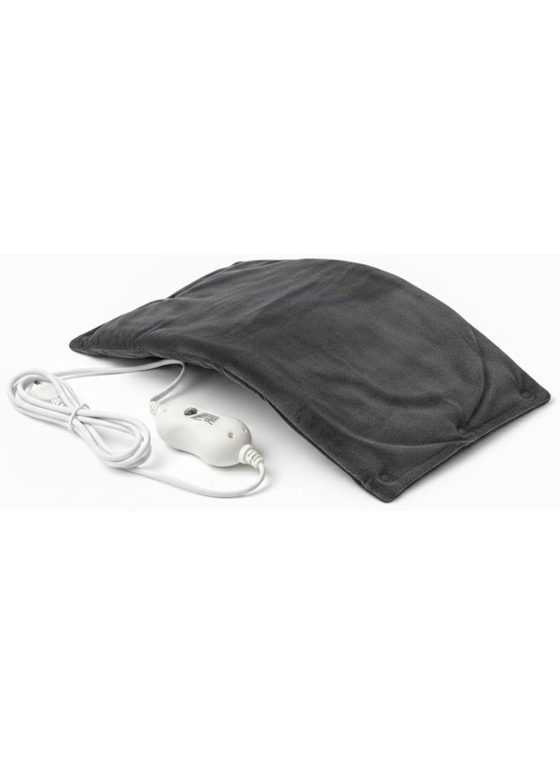 كمادة حرارية كهربائية كبيرة (60×30 سم) - وسادة تدفئة يونيفرسال لتسكين التشنجات والآلام فوراً - أداء مستقر لراحة الظهر، البطن والأكتاف - وشاح ناعم للاسترخاء التام - Image 1