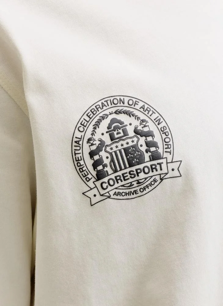 JACK & JONES Sweet Corn Logo Crew Neck T-Shirt for Men | Best Price UAE