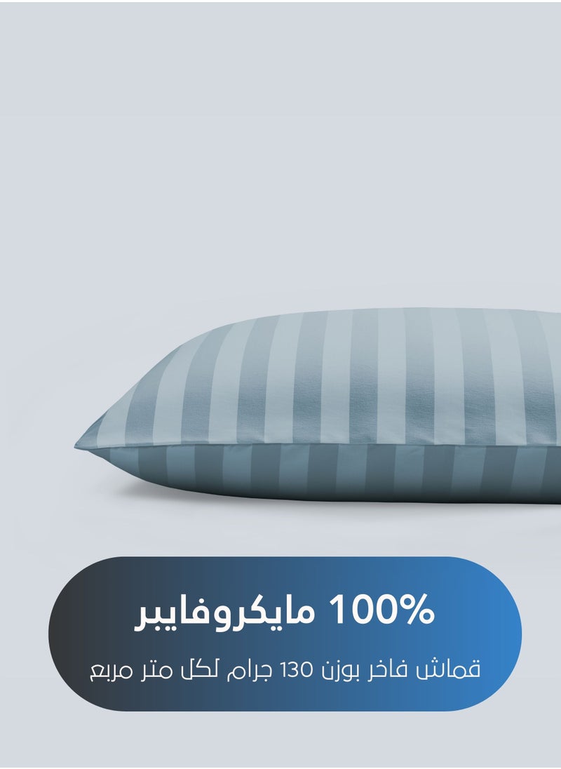 Queen Microfiber Sheet Set, Queen Size 3 Pieces, Hotel Stripes Design - pzsku/ZAD7B3B67E0419A127B19Z/45/_/1709015760/33824edd-47d2-4118-bc50-c40a20c489f2