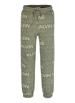 Calvin Klein Jeans Youth Logo Aop Relaxed Sweatpants  - Image 4