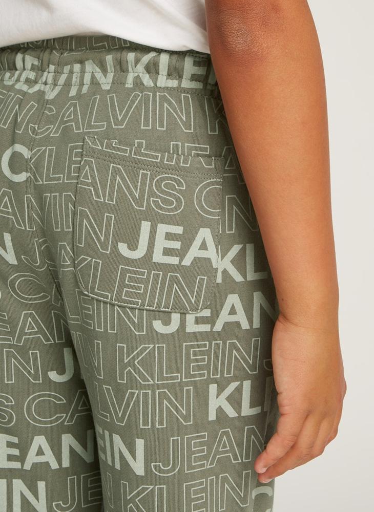Calvin Klein Jeans - Youth Logo Aop Relaxed Sweatpants - Image 1