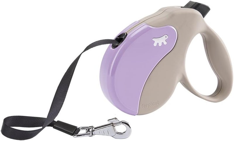 Ferplast Retractable Dog Lead AMIGO TAPE M, Extending tape, 5 m, Max 25 kg, Lilac - Image 1