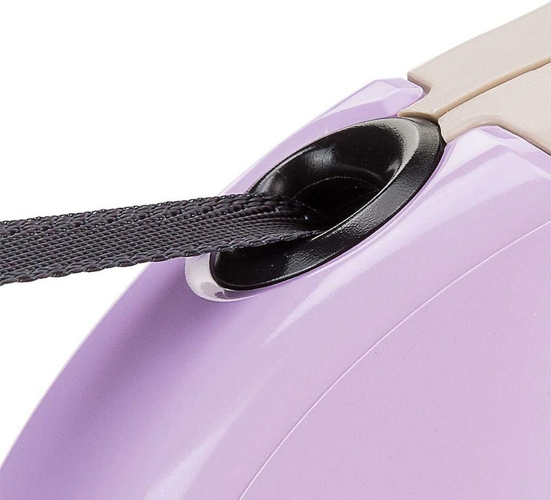Ferplast Retractable Dog Lead AMIGO TAPE M, Extending tape, 5 m, Max 25 kg, Lilac - Image 5