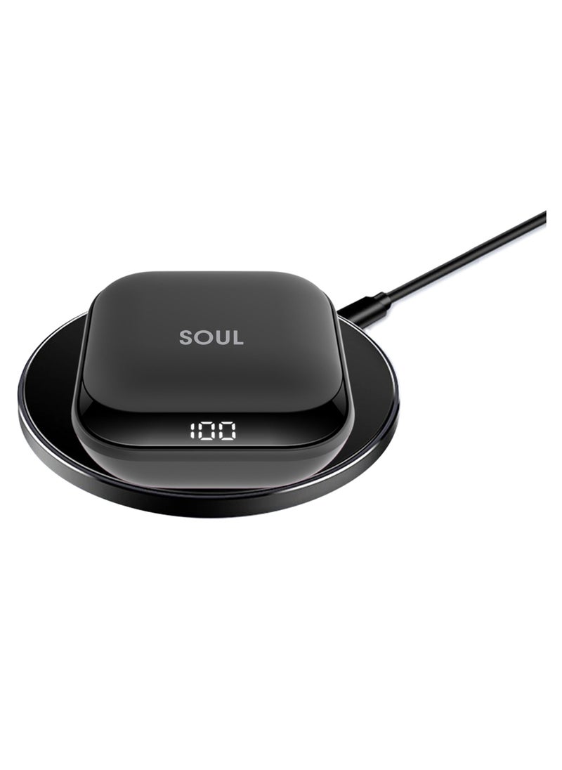 Xcell - Xcell SOUL 9 Pro Ear Buds, with 7hrs talk time & 100 hours standby, compatible with most Android/iOS/Harmony OS devices - Black - Image 1