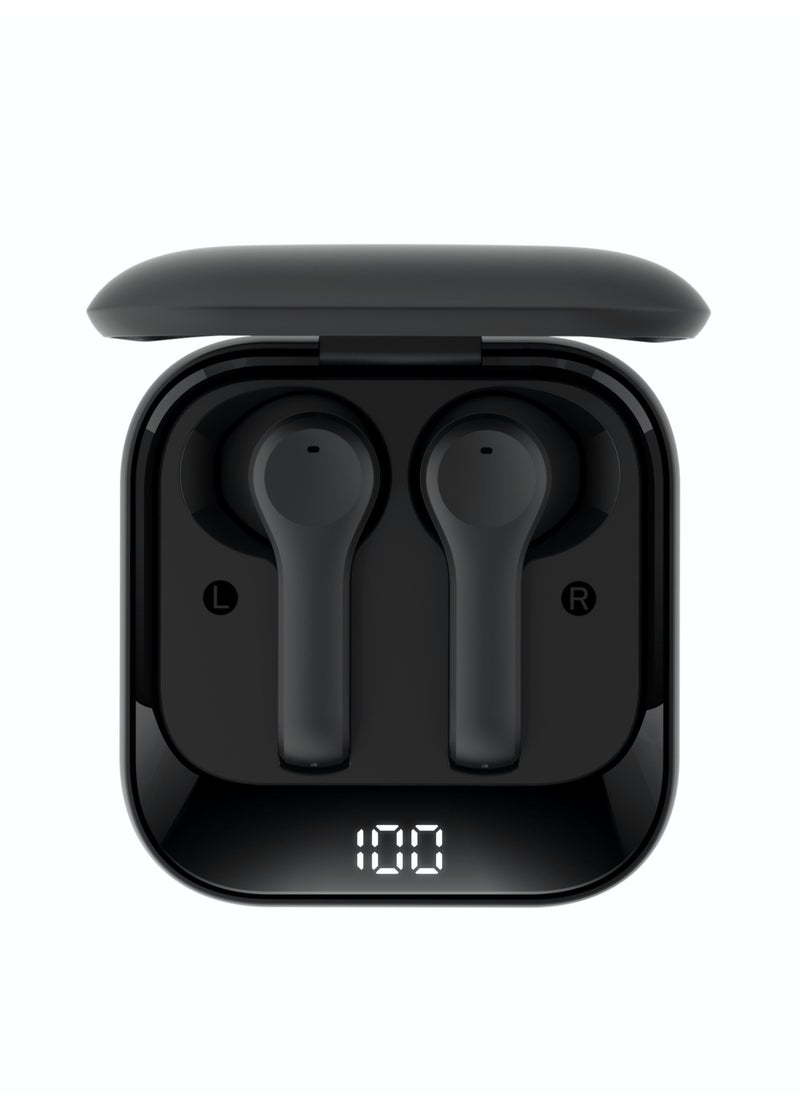 Xcell - Xcell SOUL 9 Pro Ear Buds, with 7hrs talk time & 100 hours standby, compatible with most Android/iOS/Harmony OS devices - Black - Image 1