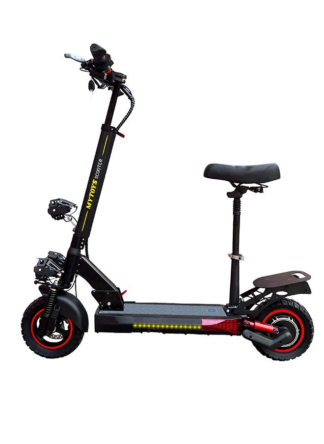 MYTOYS MT958 Power Full Motor 750W Electric Scooter 2024 Upgraded Version 55Kkm/hr Speed Dual Shock Absorbers,36V 13AH Off-Road Tires , Adjustable Comfortable Seat, Super Bright LED Headlights and Tail Light  - Image 3