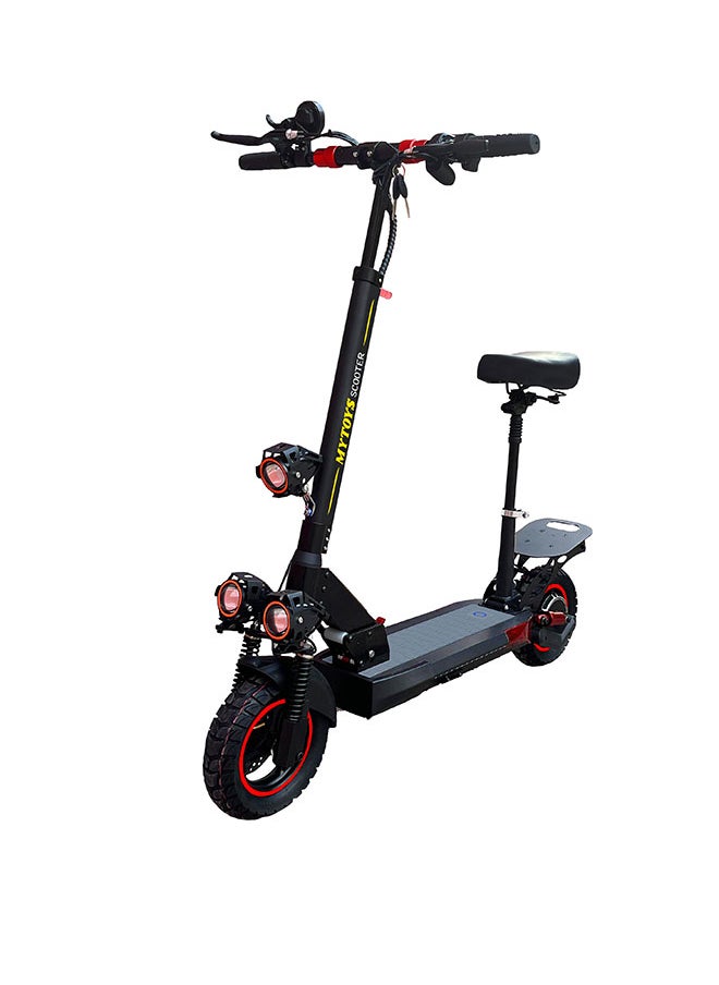 MYTOYS MT958 Power Full Motor 750W Electric Scooter 2024 Upgraded Version 55Kkm/hr Speed Dual Shock Absorbers,36V 13AH Off-Road Tires , Adjustable Comfortable Seat, Super Bright LED Headlights and Tail Light  - Image 2