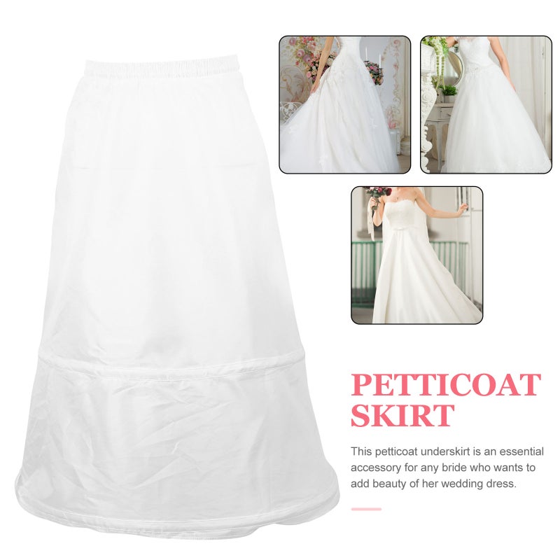 Wedding Dress Underskirt Petticoat Bridal Costume Bride Underskirt for Women Girls - Image 2