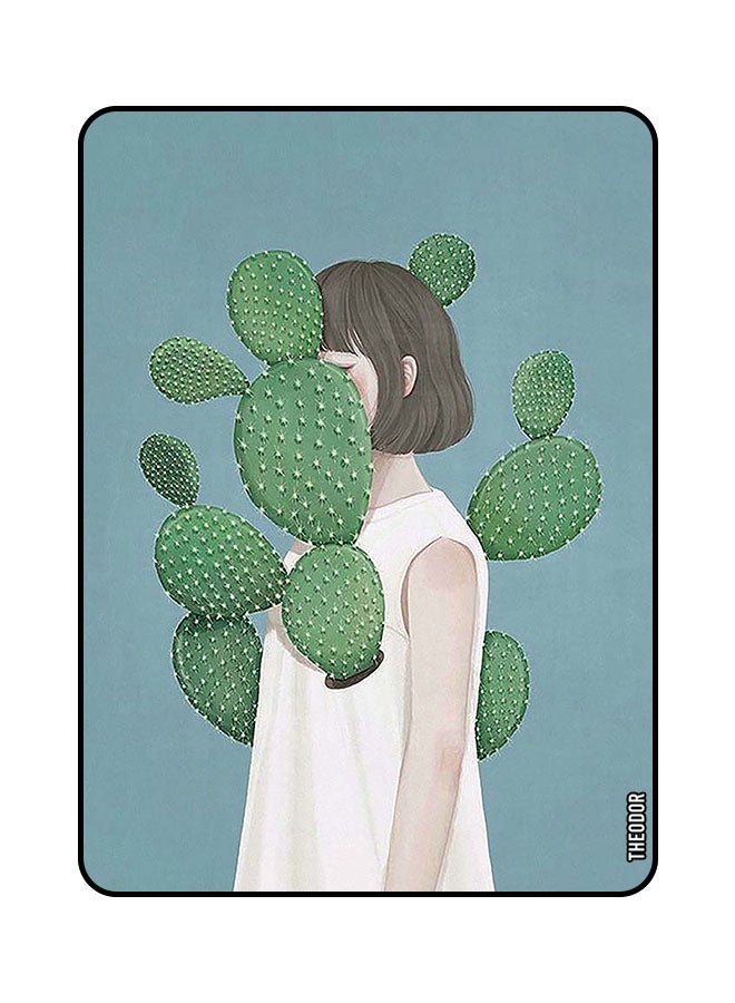 Theodor Protective Flip Case For Huawei MatePad Air 2023 With Trifold Stand Auto Wake Sleep Shockproof Cover Cactus And Girl - Image 1