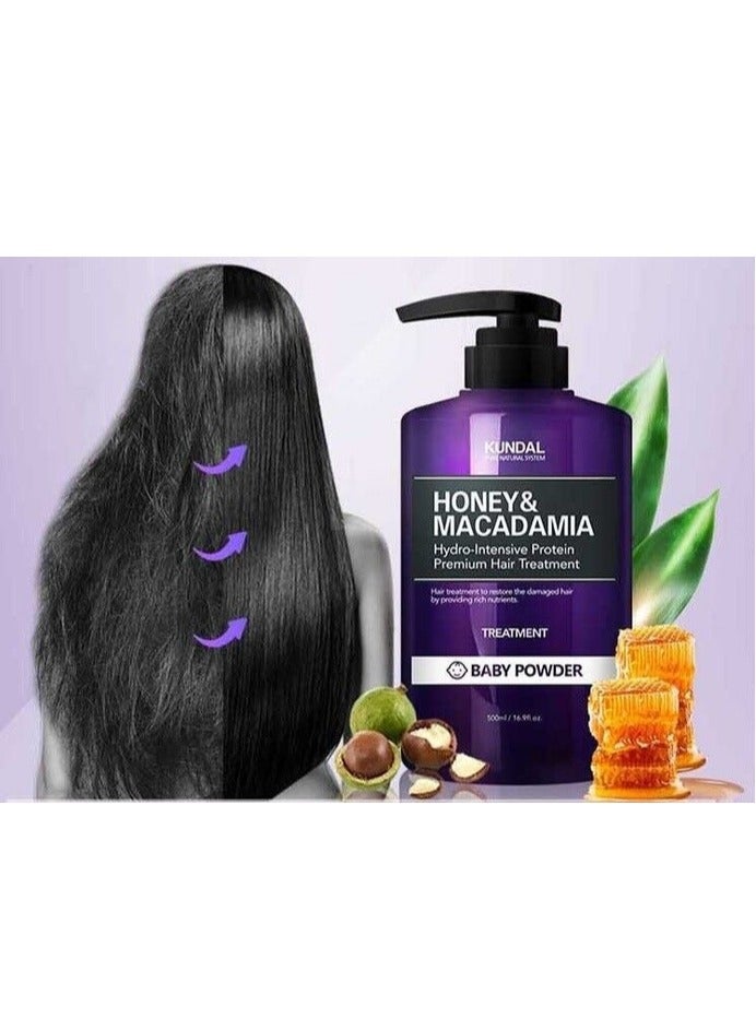 كاندال معالج كوندال بالعسل والمكاديميا للشعر 500 مل – ببودرة الاطفال - Image 4