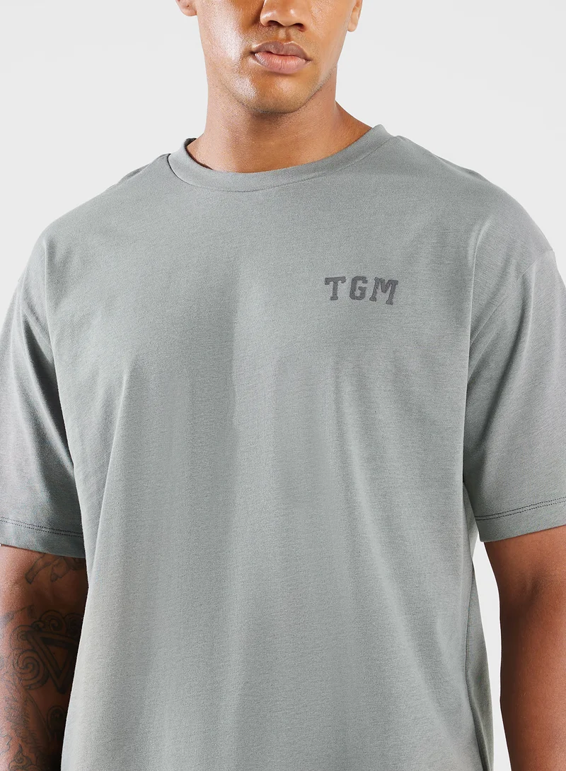 The Giving Movement Oversized Racing Printed T-Shirt