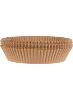 Hotpack Hotpack Air Fryer Paper Brown Round Liners 16x4.5cm, 100-Pieces  - Image 4