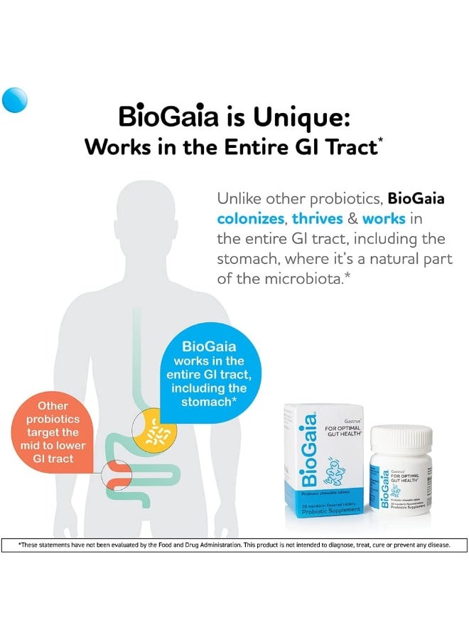 BioGaia مكمل بروبيوتيك غاستروس من إيفيريديس للعلوم الصحية - 200 مليون وحدة تشكيلية - Image 4