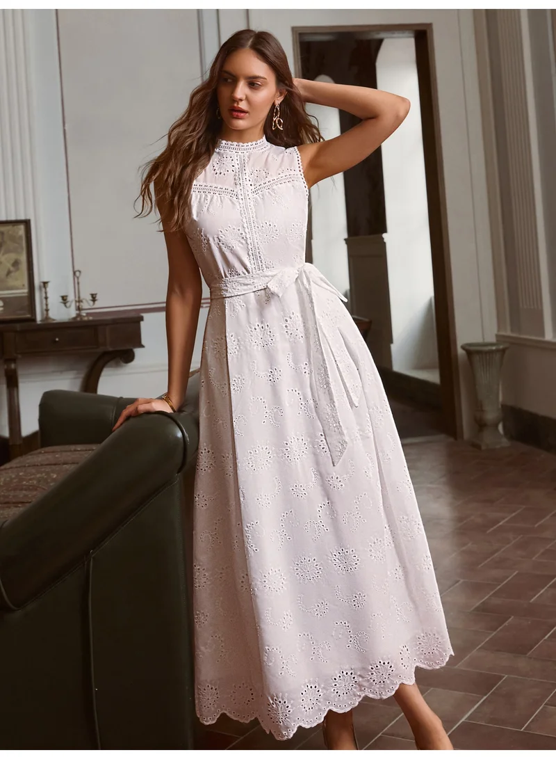 SIMPLEE Women's Summer Elegant DressLight & Comfortable Lightweight Cotton Blend Perfect for Outings