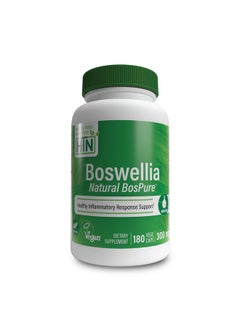 Boswellia 300Mg As Bospure Akbamax ; High Potency 75% Boswellic Acids 10% Akba ; Healthy Inflammatory Support ; Vegan Certified ; Nongmo Gluten Free Soy Free (Pack Of 180)