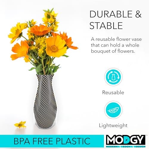 MODGY Expandable Vase - Durable, Safe, NOT Glass, Great for Parties, Pools, Patios, Weddings and Celebrations of All Kinds (Giza) - Image 3