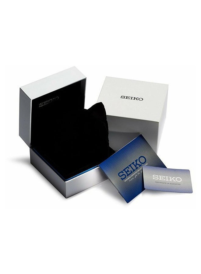 Seiko ساعة يد أوتوماتيكية للرجال من الفولاذ المقاوم للصدأ على شكل دائري أنالوج SNKL83K1 - 38 مم - Image 4