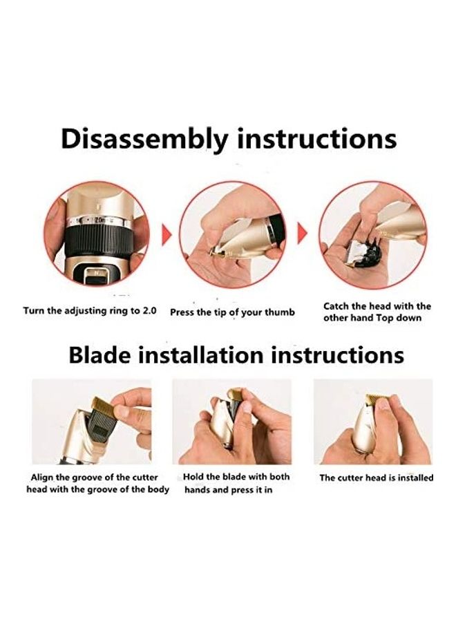 NIBEMINENT Dog Grooming Clippers Hair Trimmer Kit Multicolour - Image 3