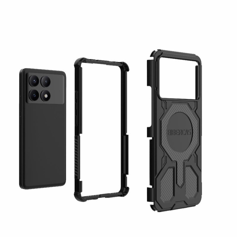 بيبركاس جراب هاتف مقاوم للصدمات Magsafe من سلسلة Real Color لهاتف Redmi K70E (أزرق) - Image 5