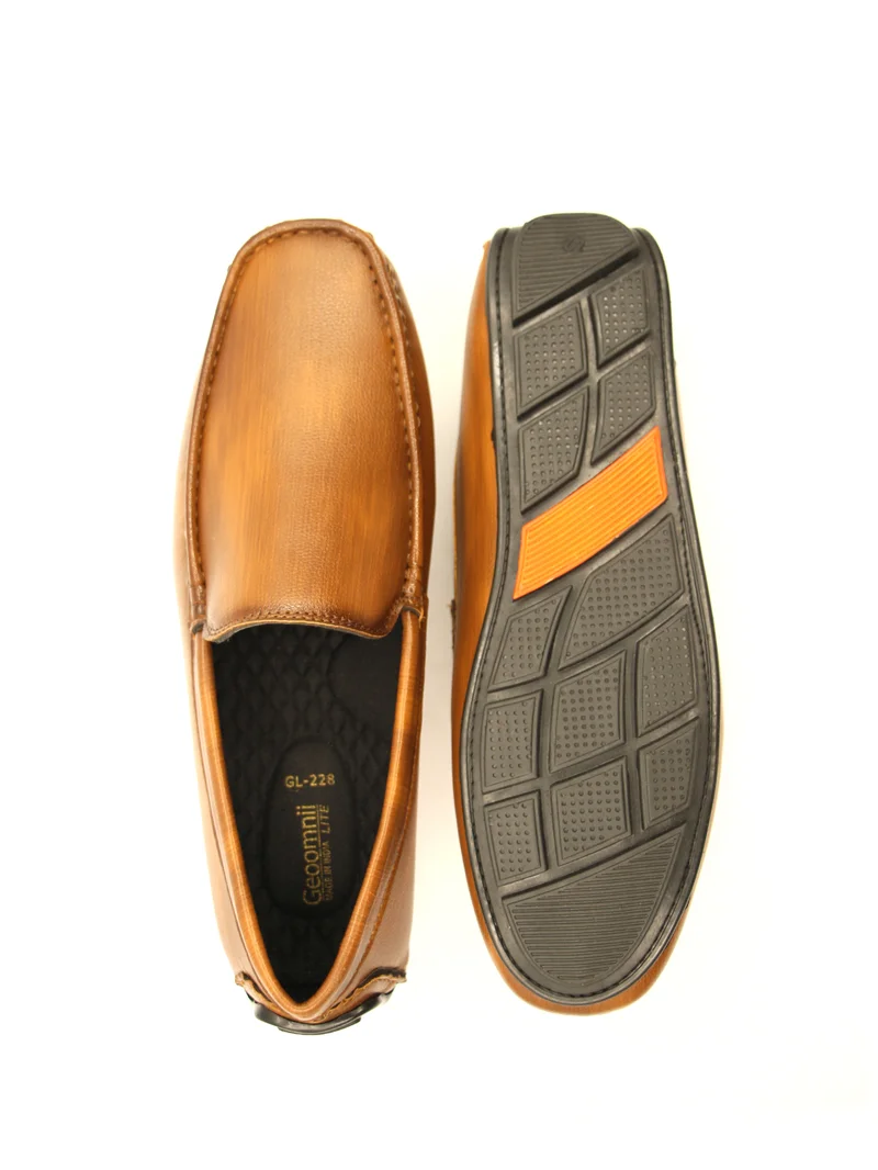 Geoomnii Men’s Formal Moccasins – Classic Slip-On Shoes for Office, Parties and Everyday Wear