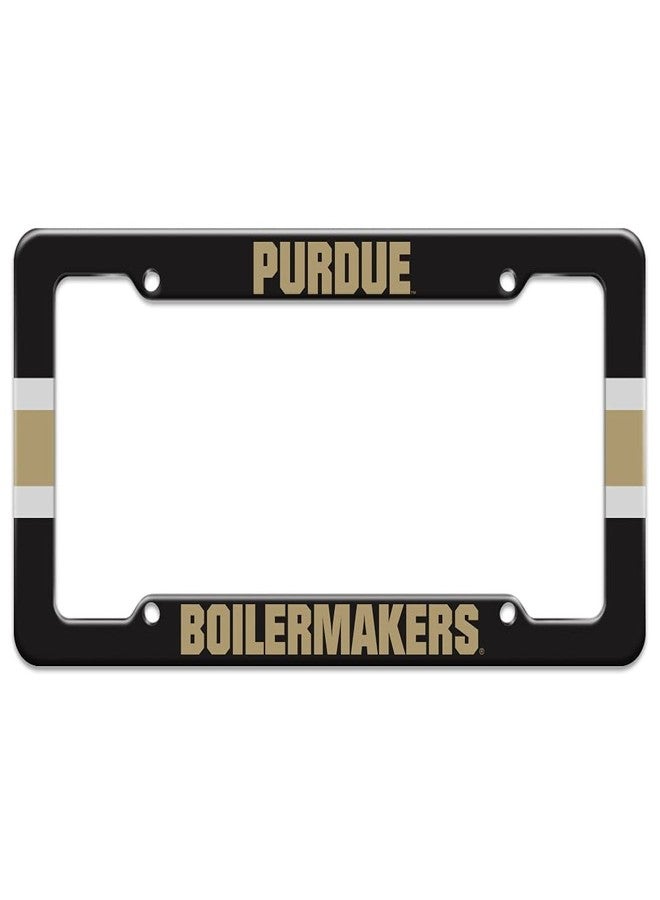 GRAPHICS & MORE Purdue Boilermakers Stripes License Plate Tag Frame - Image 1