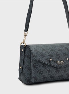 GUESS Eco Brenton Flap Over Crossbody  - Image 3
