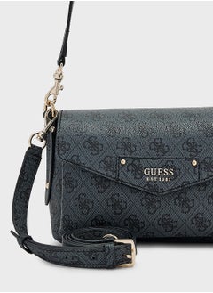 GUESS Eco Brenton Flap Over Crossbody  - Image 4