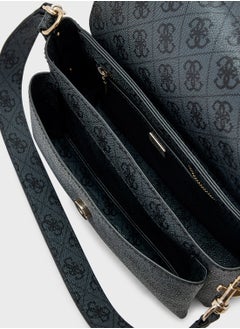 GUESS Eco Brenton Flap Over Crossbody  - Image 5