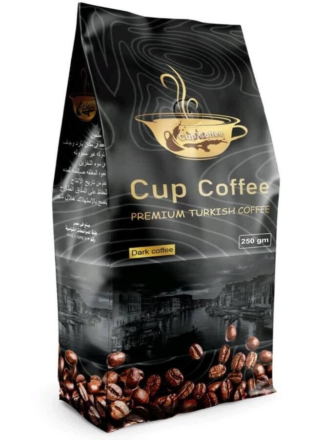 Cup Coffee Turkish Coffee Dark Blended-250 GM - Image 1
