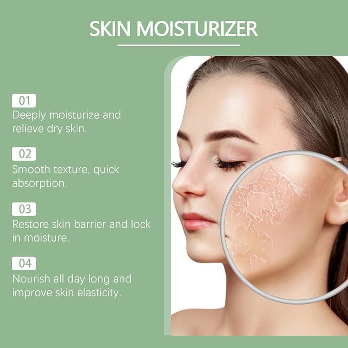 EliiSkinn Skin Food Light Face & Body Butter, Camomile Lotion Natural Moisturizer - Hydrating Face Cream & Primer for Soothing, Dry and Sensitive Skin Emollient Cream - 1Pcs - Image 3