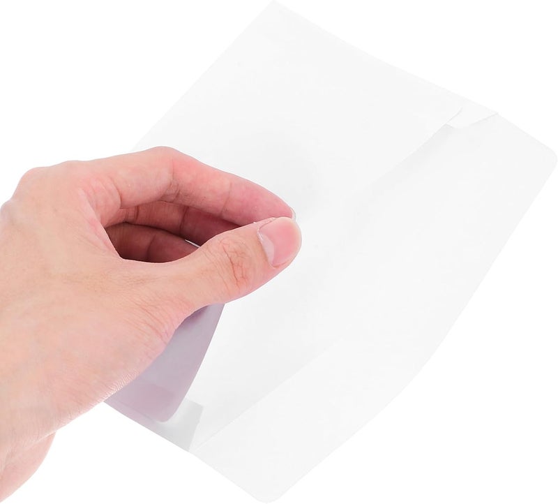 ABOOFAN 50 Pack White Thick Kraft Paper Envelopes Self-sealing Peel and Stick Blank Greeting Card Mailing Envelopes for Photos Invitations and Letters - Image 3