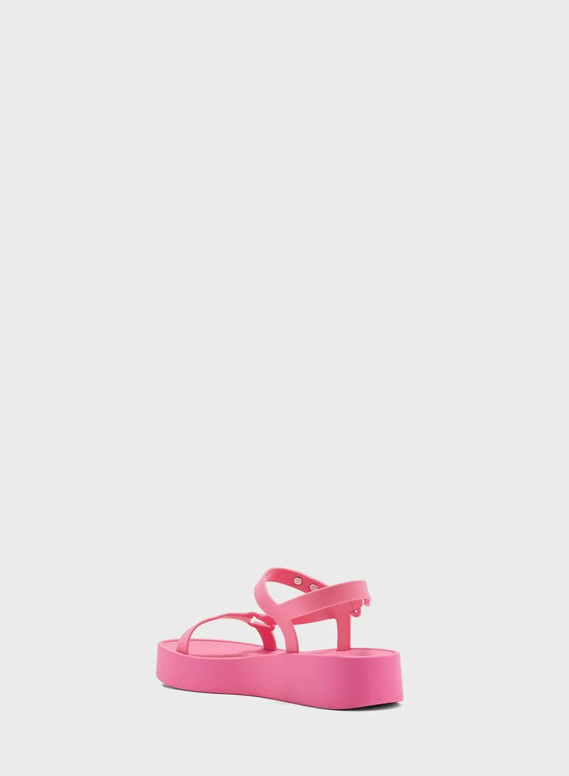 melissa Ankle Strap Wedge Heel Sandals