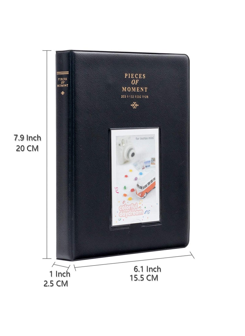 Ablus Ablus 128 Pockets Mini Photo Album - Fits for Fujifilm Instax Mini 11 Mini 9 Mini 8 Mini 90 Mini 25  Polaroid Snap PIC-300  Kodak Mini 3-Inch Film(Beige)  - Image 2