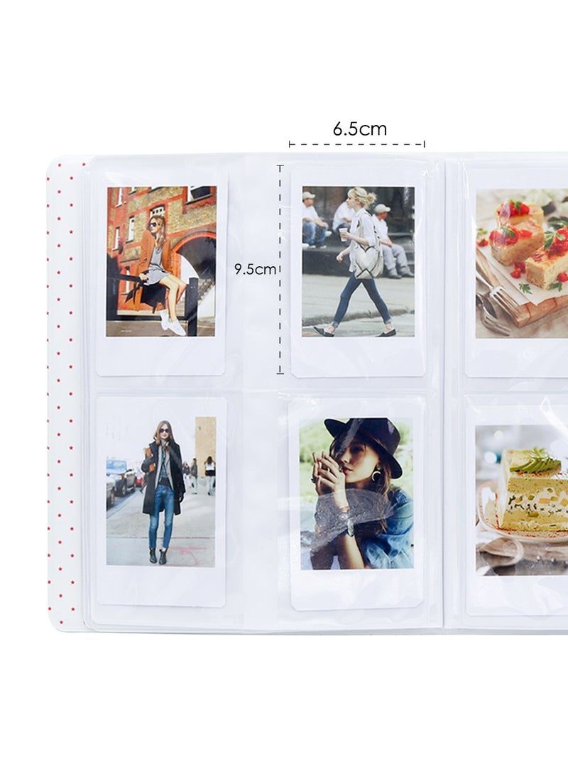 Ablus Ablus 128 Pockets Mini Photo Album - Fits for Fujifilm Instax Mini 11 Mini 9 Mini 8 Mini 90 Mini 25  Polaroid Snap PIC-300  Kodak Mini 3-Inch Film(Beige)  - Image 5