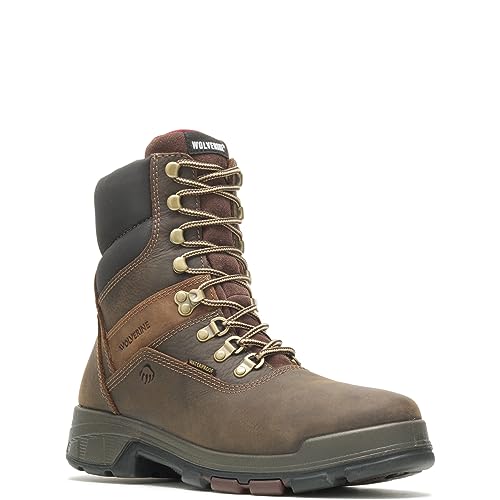 Wolverine Men's Cabor Waterproof 8-Inch Work Boot,Dark Brown,8.5 M US - Image 2