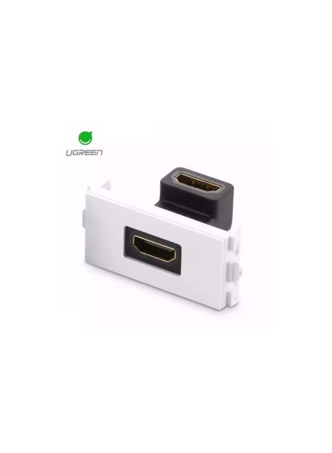 Ugreen UGREEN HDMI Socket Panel (White) - Image 1