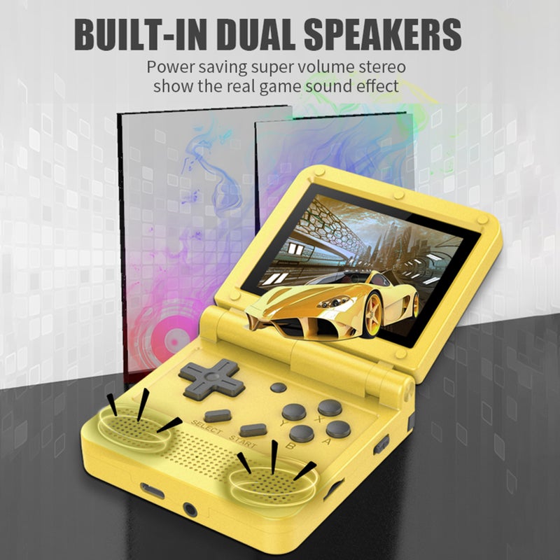 Handheld Game 3.0-inch IPS High-clear Screen Open Source Mini Folding Flap Game Console 15 Mainstream Emulators Rechargeable Long endurance Massive games Portable Gaming Player - Image 5