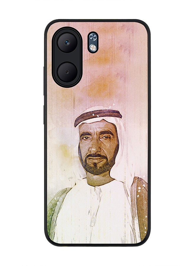 Stylizedd For Oppo A5x 5G / A5x 4G Case,Slim fit Camera Protection, Shockproof Thin Phone cover  -  The Wise Sheikh Zayed