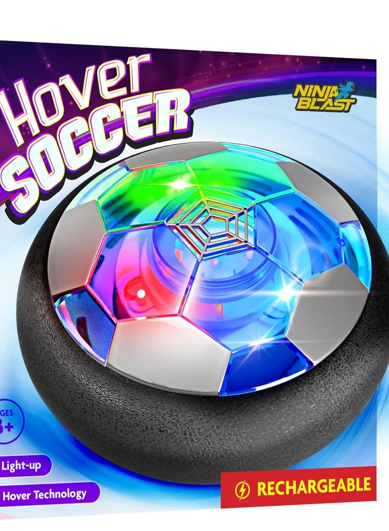 كرة القدم نينجا بلاست هوفر للأطفال - هدايا عيد ميلاد للأولاد - ألعاب داخلية هدية للأولاد بعمر 6 و7 و8 و9 و10 و11 و12 عامًا - لعبة ألعاب مضيئة للأطفال - 6-8 و8-12 عامًا - هدايا للأولاد بعمر 8 سنوات - Image 3