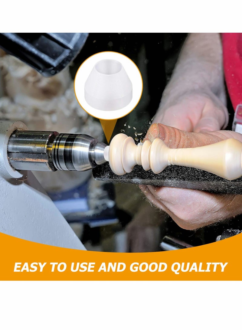 Pen Bushings, White Non-Stick Durable Pen Bushings, Synthetic Bushings for CA Finishing Pen Turning (20 Pieces) - Image 5