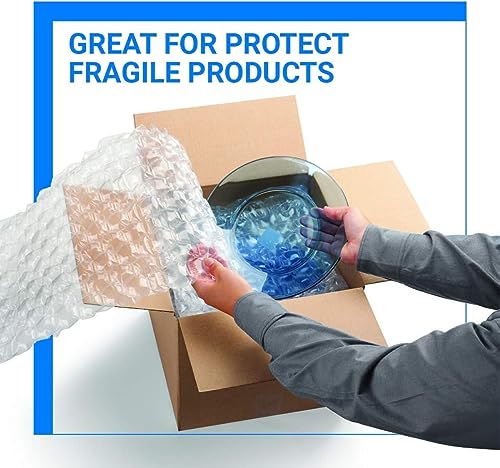 Pacific Mailer Bubble Cushioning Wrap Pacific Mailer 5/16 Inch x 12 Inch x 72Feet Total [2 Rolls of 36 Feet] Bubble Cushioning Wrap for Packing Moving Supplies Perforated Every 12" - Image 3