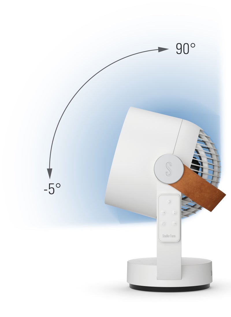 Stadler Form - Stadler Form Leo 3D Air Circulator Fan Featuring Horizontal and Vertical Swivel Functions Large Range up to 8m with Remote Control - Image 1