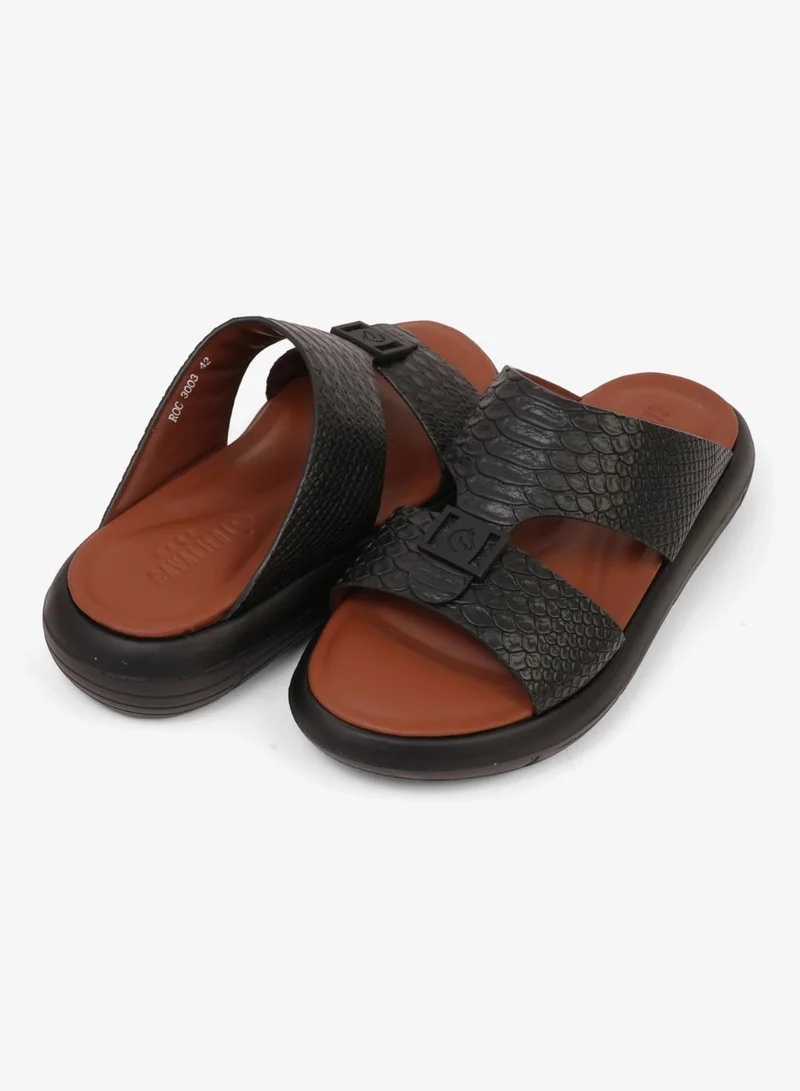 UOMO Cavalier UOMO CAVALIER MENS VALUE ARABIC SANDALS BLACK