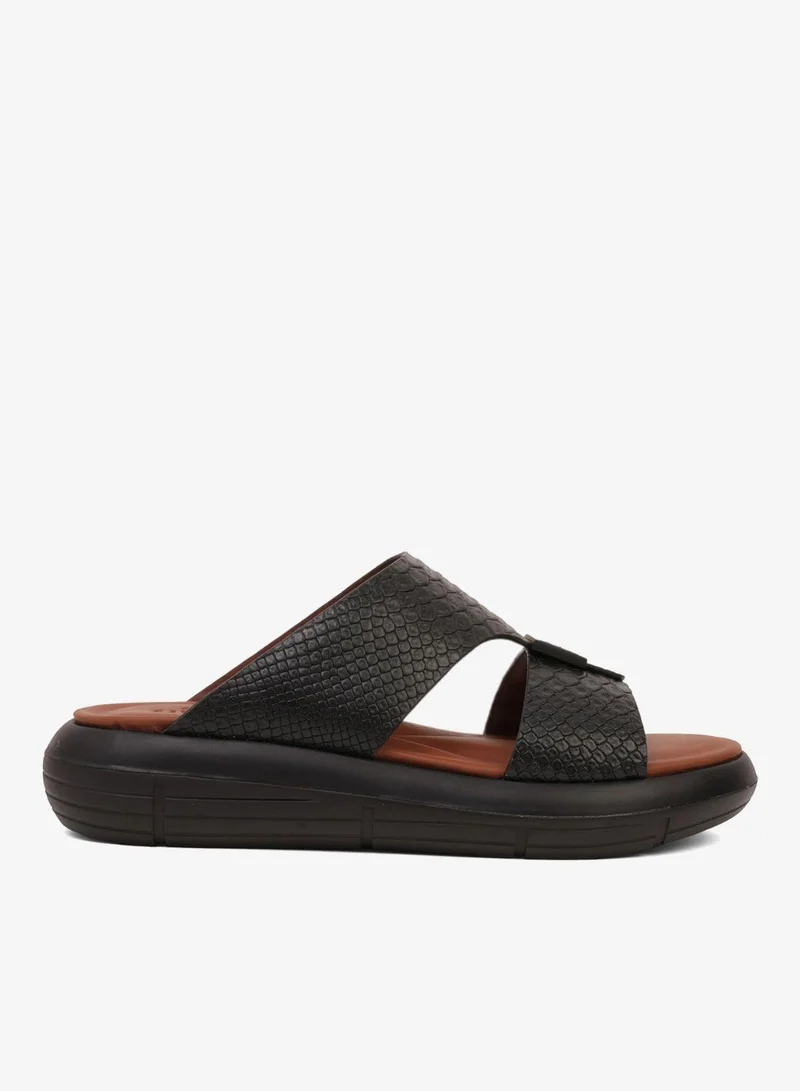 UOMO CAVALIER MENS VALUE ARABIC SANDALS BLACK